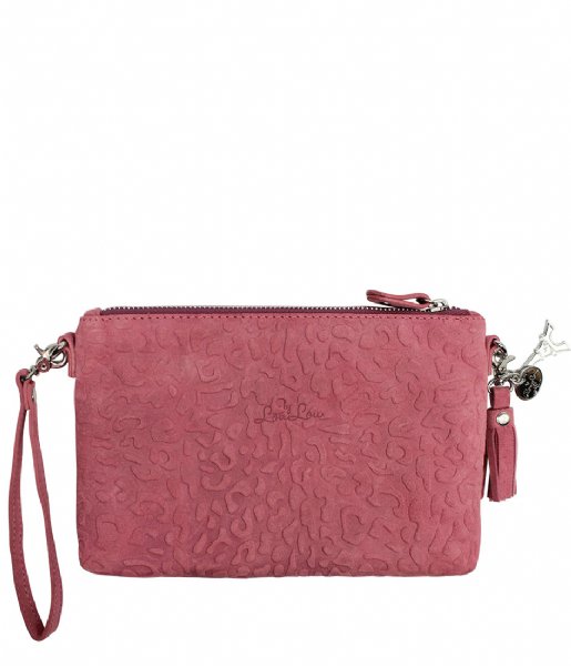 LouLou Essentiels Clutch Pouch Lovely Leopard rose